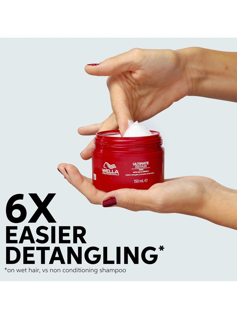 Wella Professionals ULTIMATE REPAIR Mask|Deep Nourishing Hair Mask| Hydrating Smooth| Repairs Damage