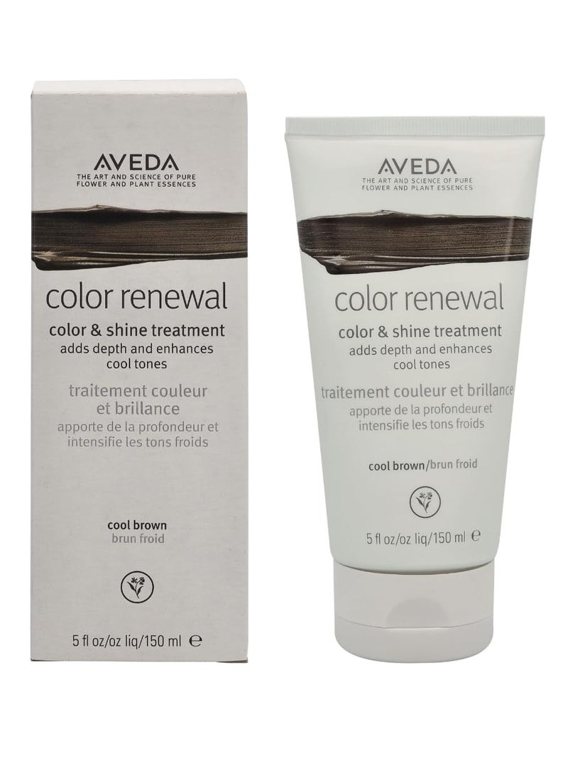 Aveda Color Renewal: Color and Shine Treatment in Cool Brown 5oz / 150ml hair masque