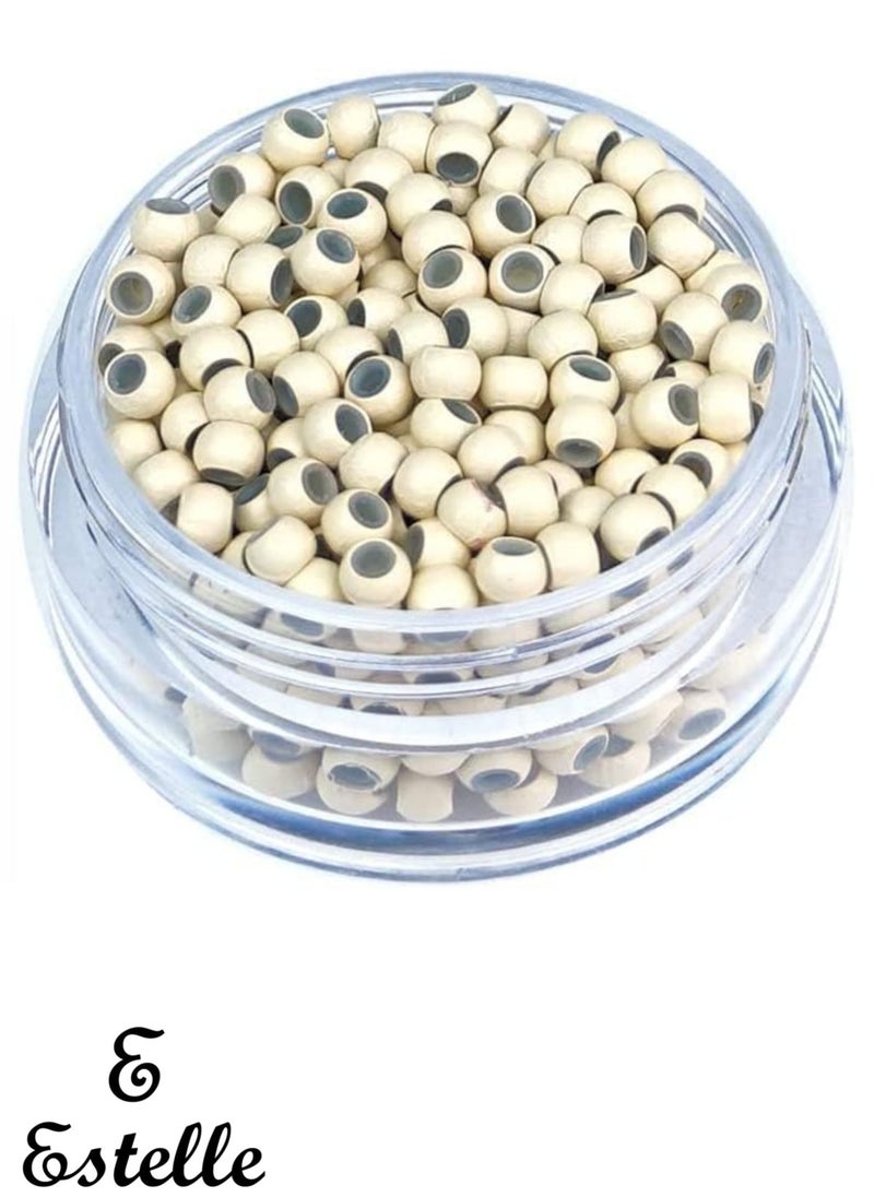 Silicone Nano Ring 1000Pcs Per Bottle Nano Ring Beads Micro Links Hair Extension Bleach Blonde