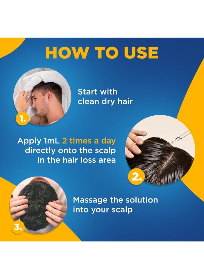 Pack Of 6 Minoxidil Extra Strength Hair Regrowth Treatment 60ml