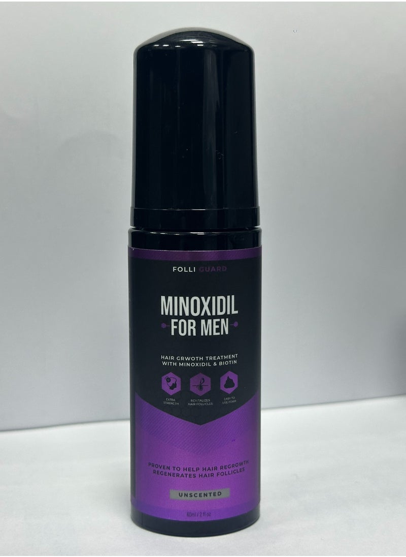 Folli Guard Minoxidil For Men 60ml pack of 3