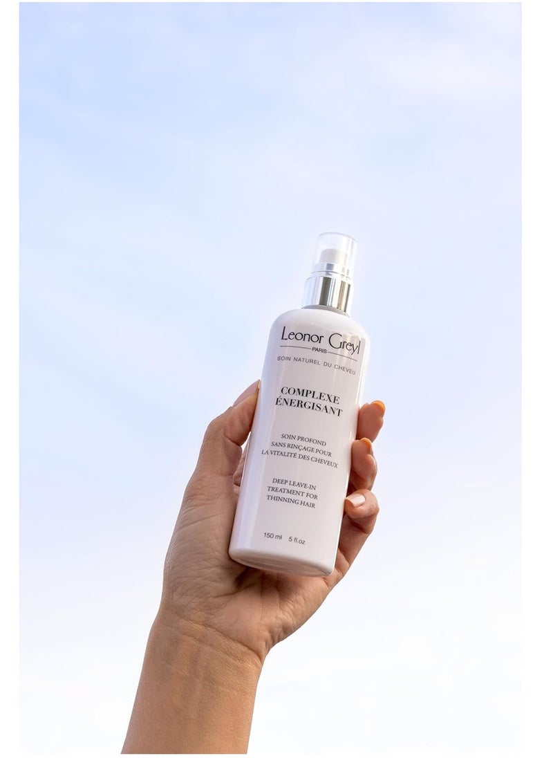Leave-In Scalp Treatment For Thinning Hair (Complexe Energisant) by Leonor Greyl - Reduces Hair Thinning by 85%, Stimulates Hair Regrowth, 95% Natural Ingredients, Organic. 5 fl oz. Made in France.