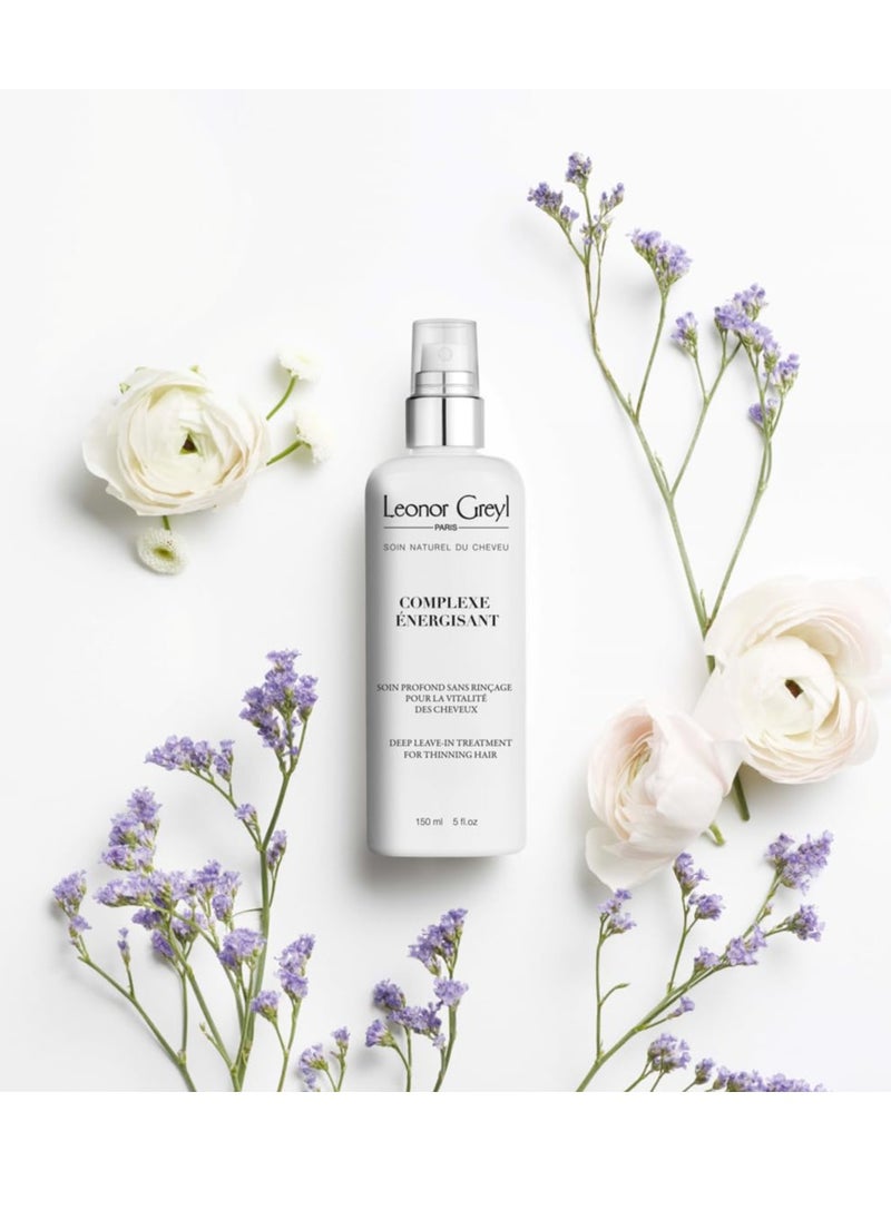 Leave-In Scalp Treatment For Thinning Hair (Complexe Energisant) by Leonor Greyl - Reduces Hair Thinning by 85%, Stimulates Hair Regrowth, 95% Natural Ingredients, Organic. 5 fl oz. Made in France.