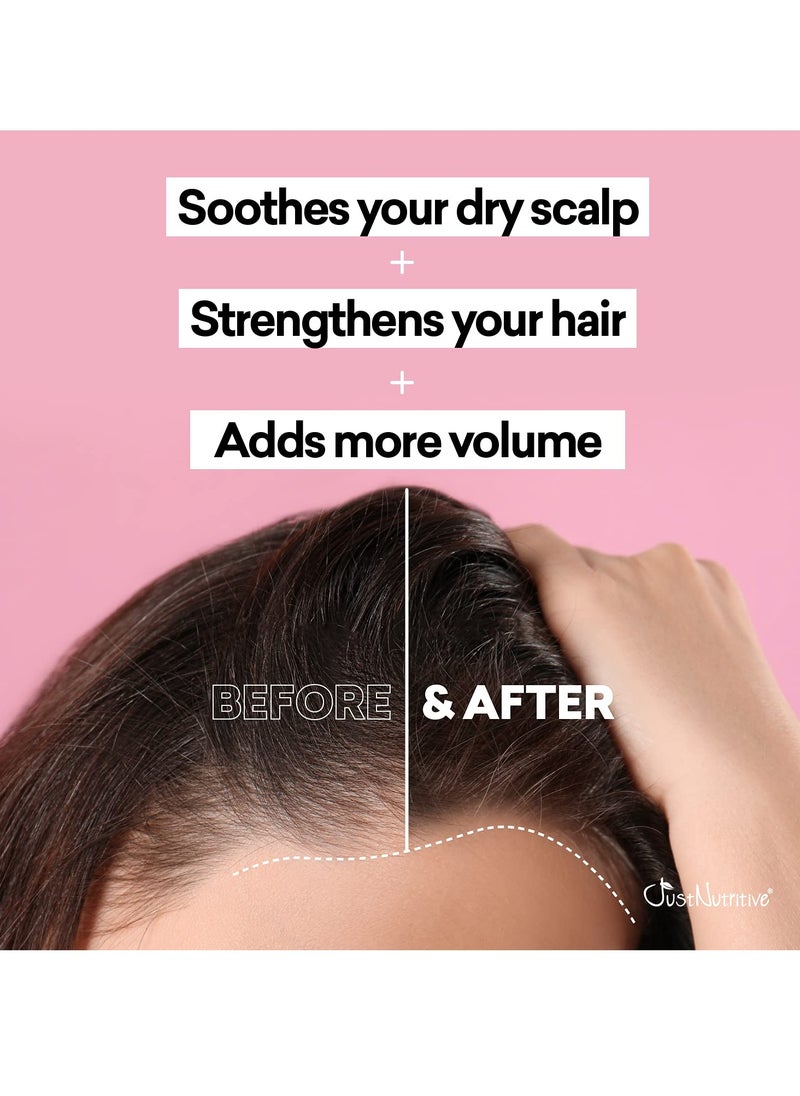 Grow New Hair Treatment | Hair Regrowth Oil | Natural Hair Care | Hair Growth Treatment For Men and Women | Just Nutritive | 4 Oz