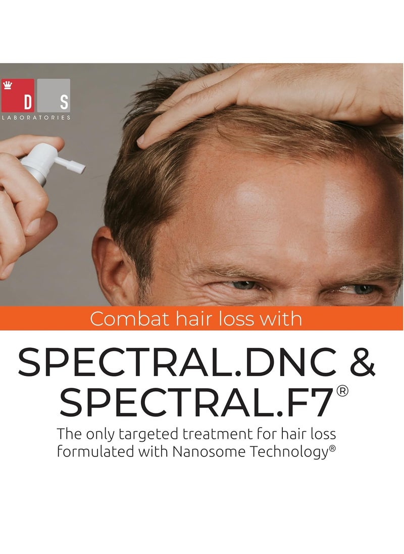 DS Laboratories Spectral.DNC-N & Spectral.F7 Hair Regrowth Serum - Thickening Treatment for Thinning Hair, Hair Growth for Men & Women