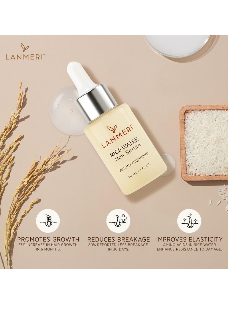 Rice Water for Hair Growth: Natural Oil for Scalp and Hair Regrowth Treatment, Yao Women's Hair Growth Secret
