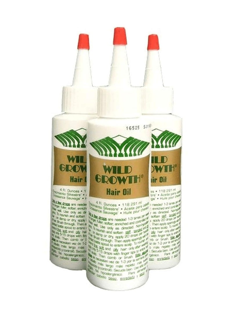 Wild Growth Hair Oil 3pcs x 4oz