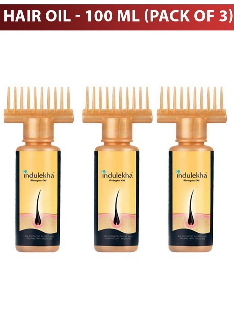 3-Piece Bhringa Hair Oil Set 100ml