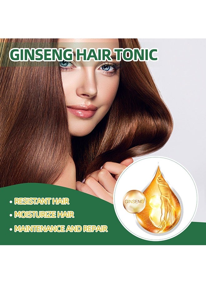 Natural Herbs,Hair Growth Spray,Ginseng Hair Growth Solution,Ginseng Extract Moisturizing Hair Anti-Hair Fall Fixing Conditioner Hair Growth Spray 100ml