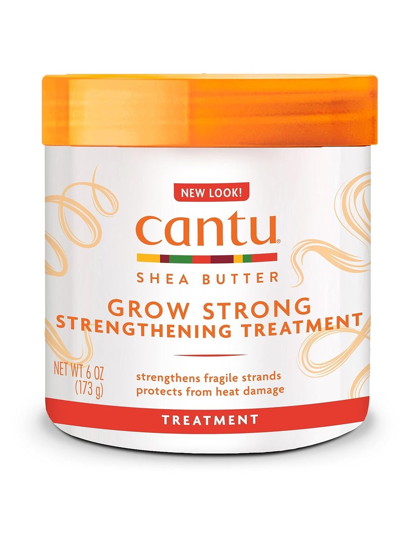 Cantu Grow Strong Strengthening Treatment with Shea Butter, 6 oz (Packaging May Vary) 173 ggrams