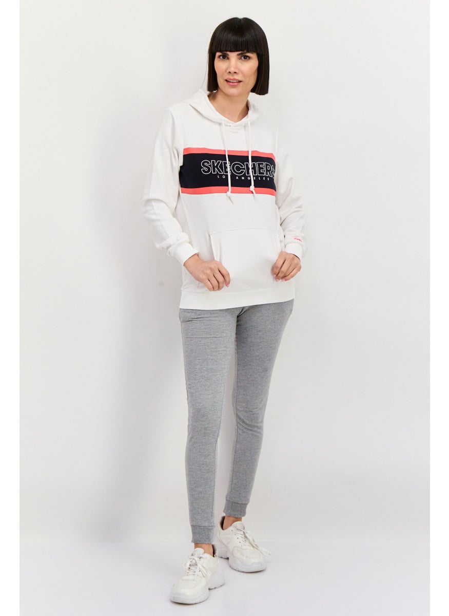 Women Sportswear Fit Training Hoodie, White