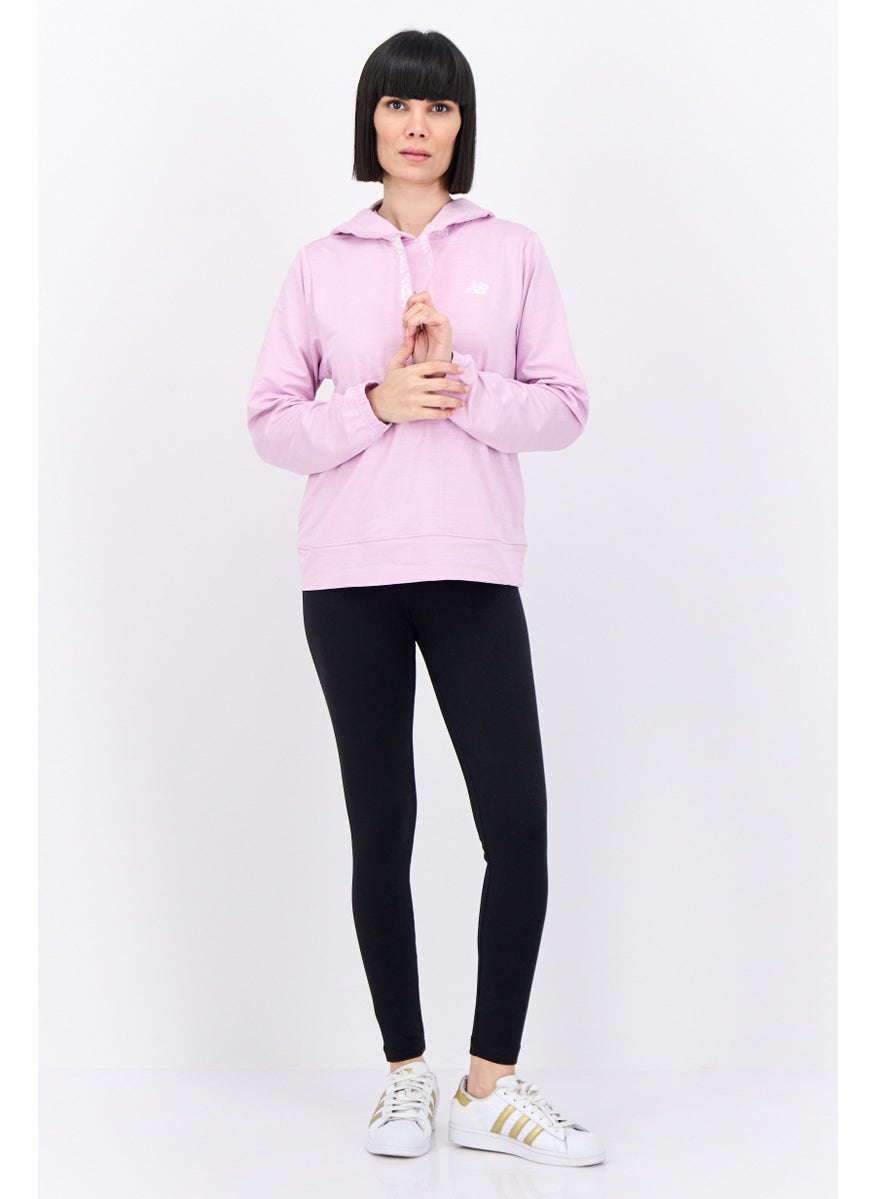 Women Sportswear Fit Long Sleeves Running Sweatshirt, Pink