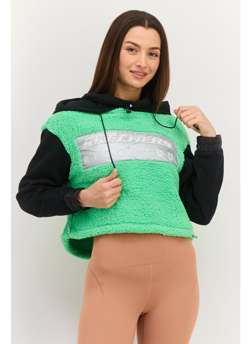 Women Sportswear Fit Outdoor Sweatshirt,Black