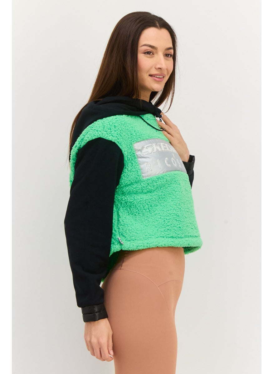 Women Sportswear Fit Outdoor Sweatshirt,Black