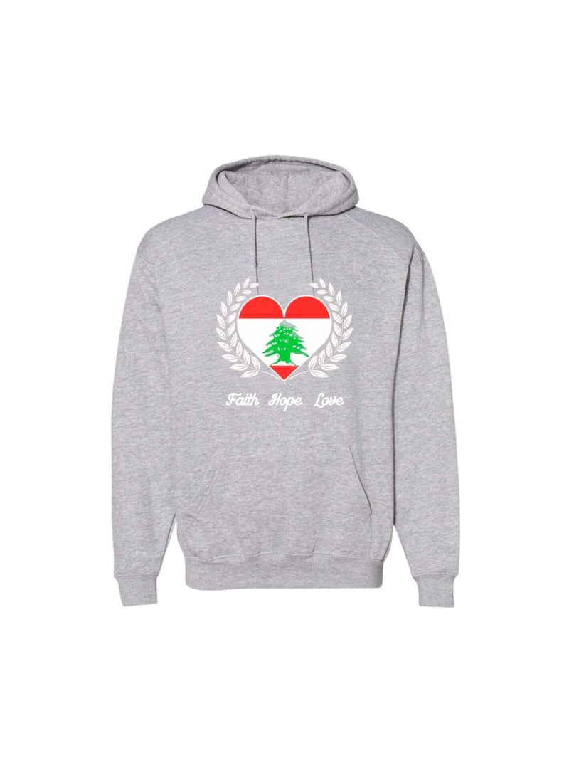 Lebanon Women's Hoodie-100% Cotton Fabric,Long Sleeve|Casual Wear For Travel,Sports&Daily Outfits|Lebanon Printed Hoodies