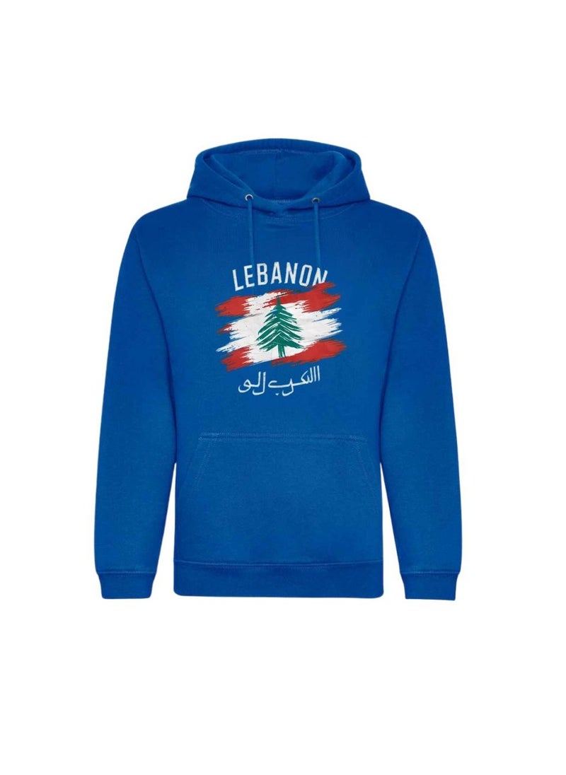 Lebanon Women's Hoodie-100% Cotton Fabric,Long Sleeve|Casual Wear For Travel,Sports&Daily Outfits|Lebanon Printed Hoodies