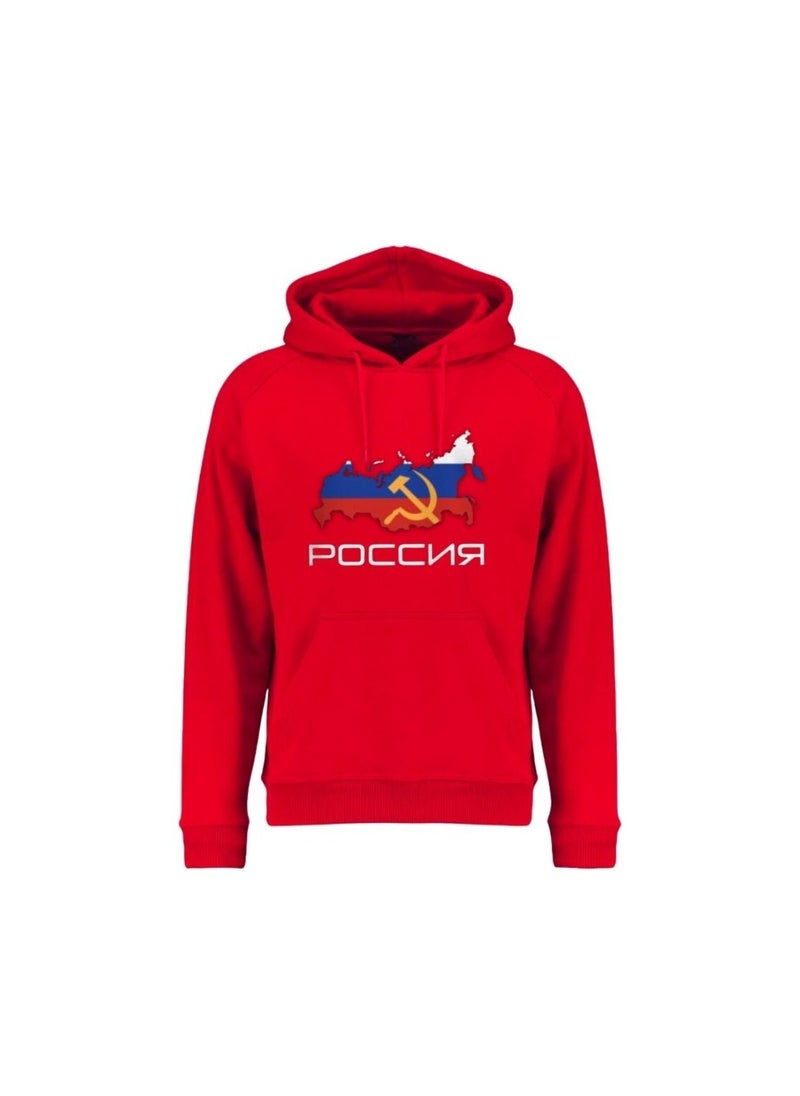 Russia Women's Hoodie-100% Cotton Fabric,Long Sleeve|Casual Wear For Travel,Sports&Daily Outfits|Russia Printed Hoodies