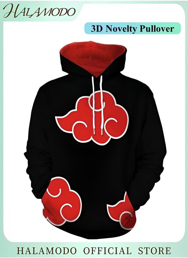 Unisex Hoodies 3D Novelty Pullover Sweatshirt Anime Cosplay Clothing Anime Printed Hoodies Fashion Street Novelty Hooded for Men Women