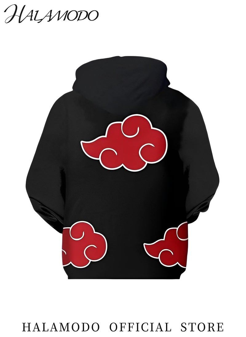 Unisex Hoodies 3D Novelty Pullover Sweatshirt Anime Cosplay Clothing Anime Printed Hoodies Fashion Street Novelty Hooded for Men Women