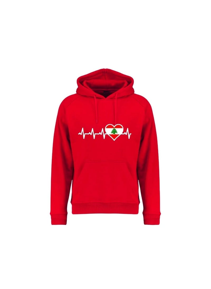 Lebanon Women's Hoodie-100% Cotton Fabric,Long Sleeve|Casual Wear For Travel,Sports&Daily Outfits|Lebanon Printed Hoodies