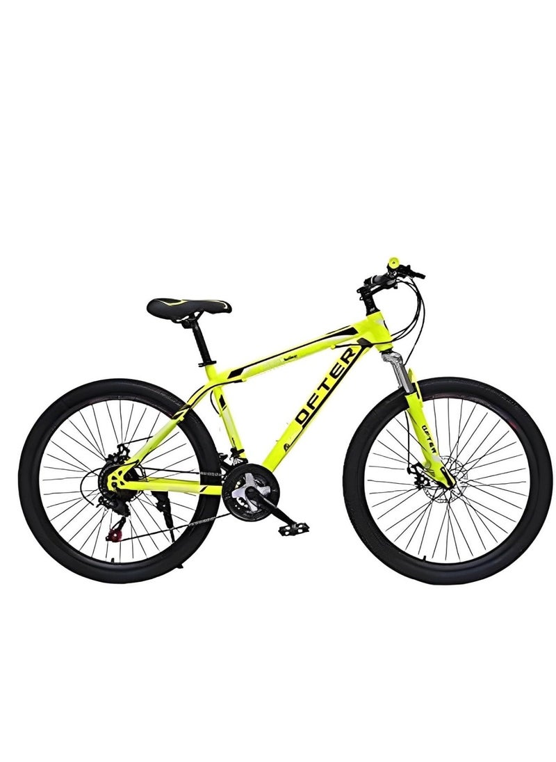 BIKE 24 inch mountain bike bike sport fitness mountain bike 21 speed yellow