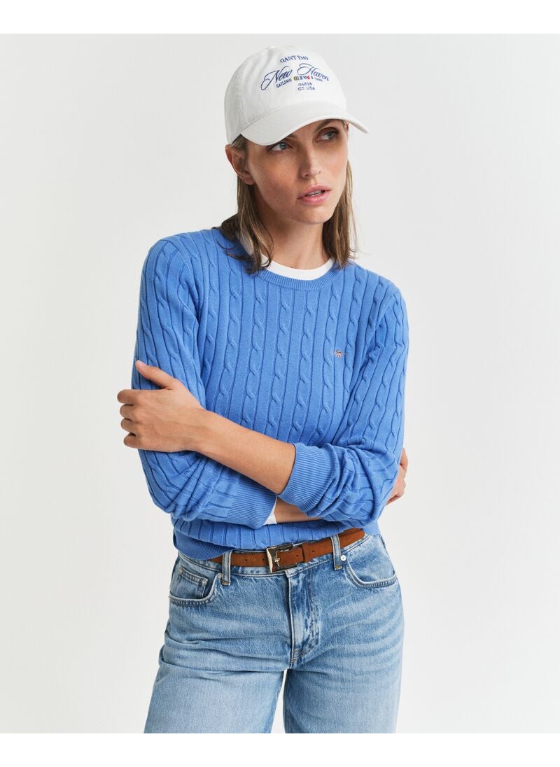 Gant Stretch Cotton Cable C-Neck