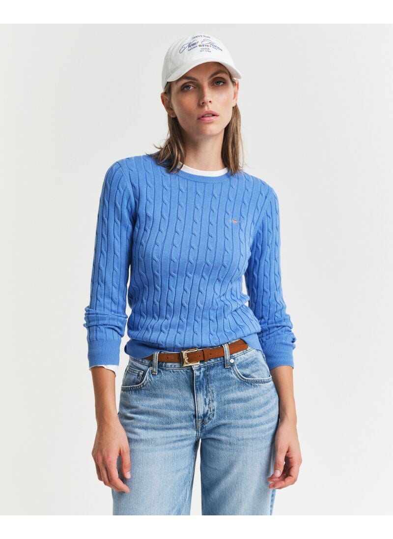 Gant Stretch Cotton Cable C-Neck