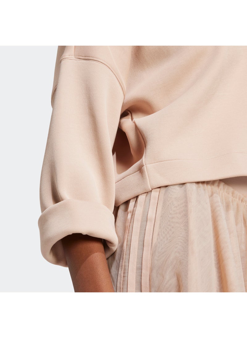 Deep V-Neck Sweatshirt