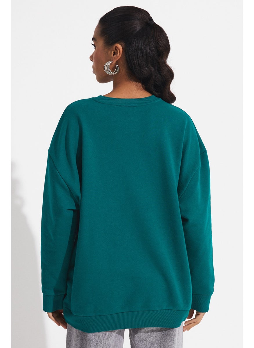 Crew Neck Oversize Sweatshirt