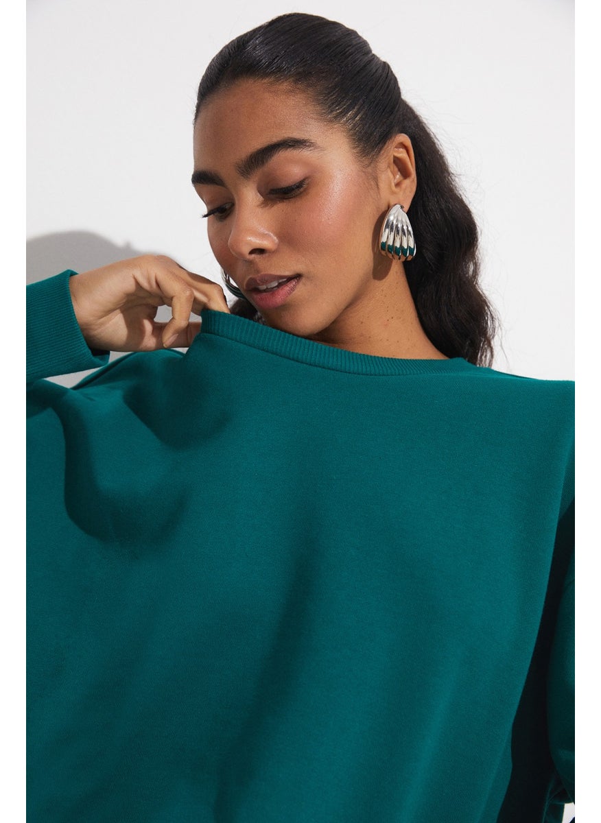 Crew Neck Oversize Sweatshirt