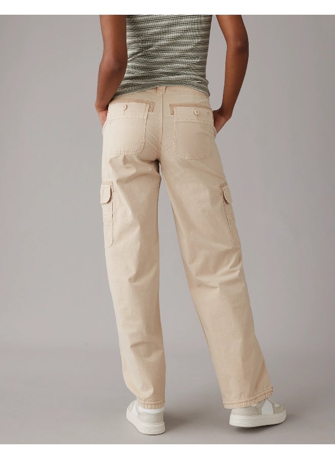 High Waist Pocket Detail Cargo Jogger