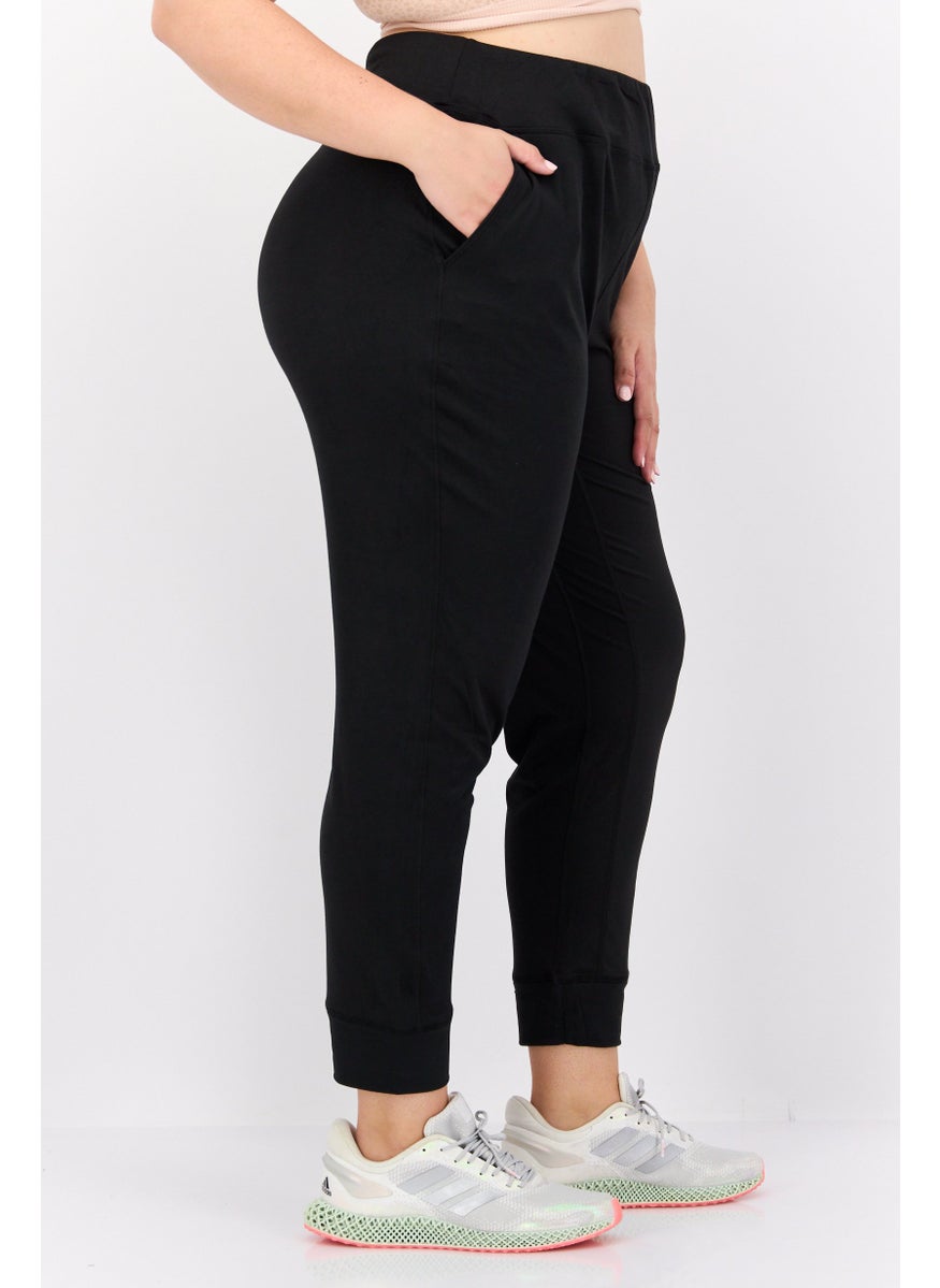 Women Sportswear Fit Training Jogger Pants, Black