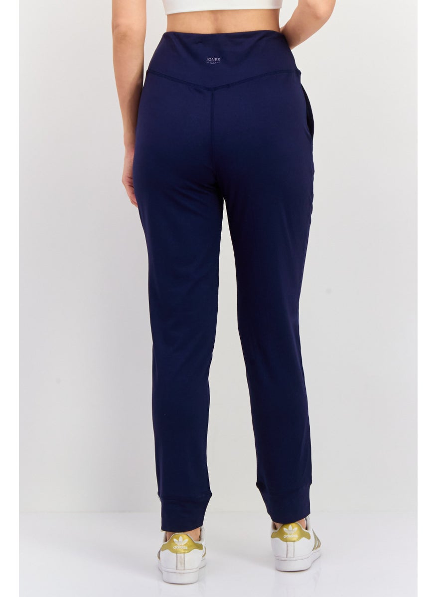 Women Sportswear Fit Yoga Jogger Pants, Navy