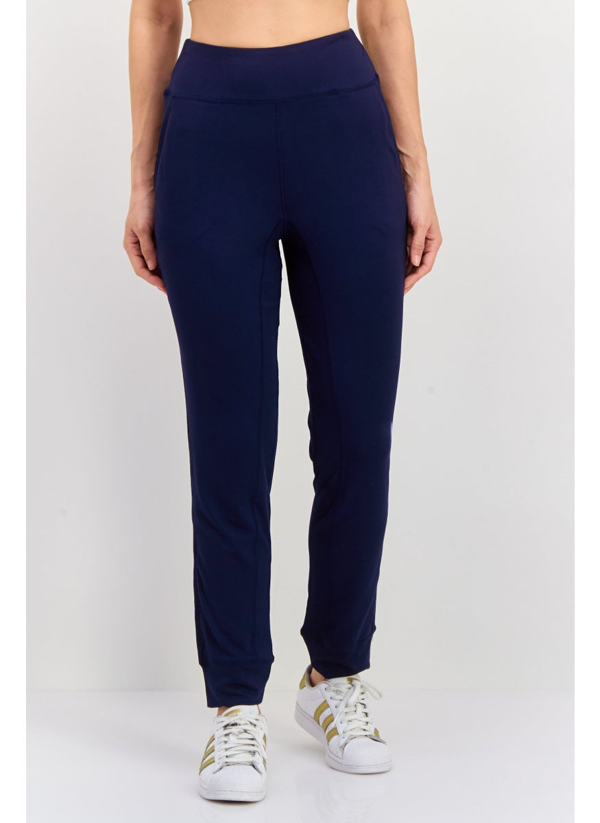 Women Sportswear Fit Yoga Jogger Pants, Navy