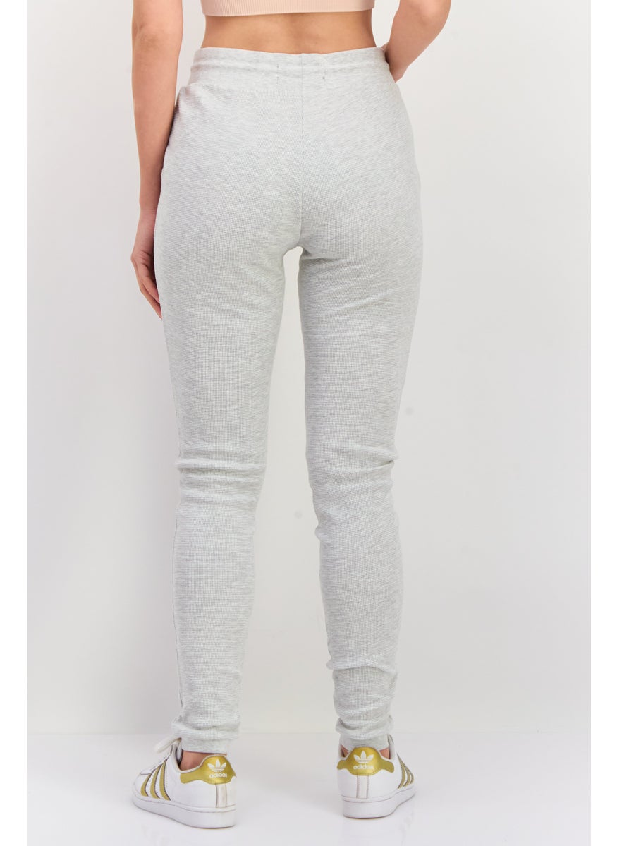 Women Regular Fit Drawstring Solid Jogger Pants, Grey