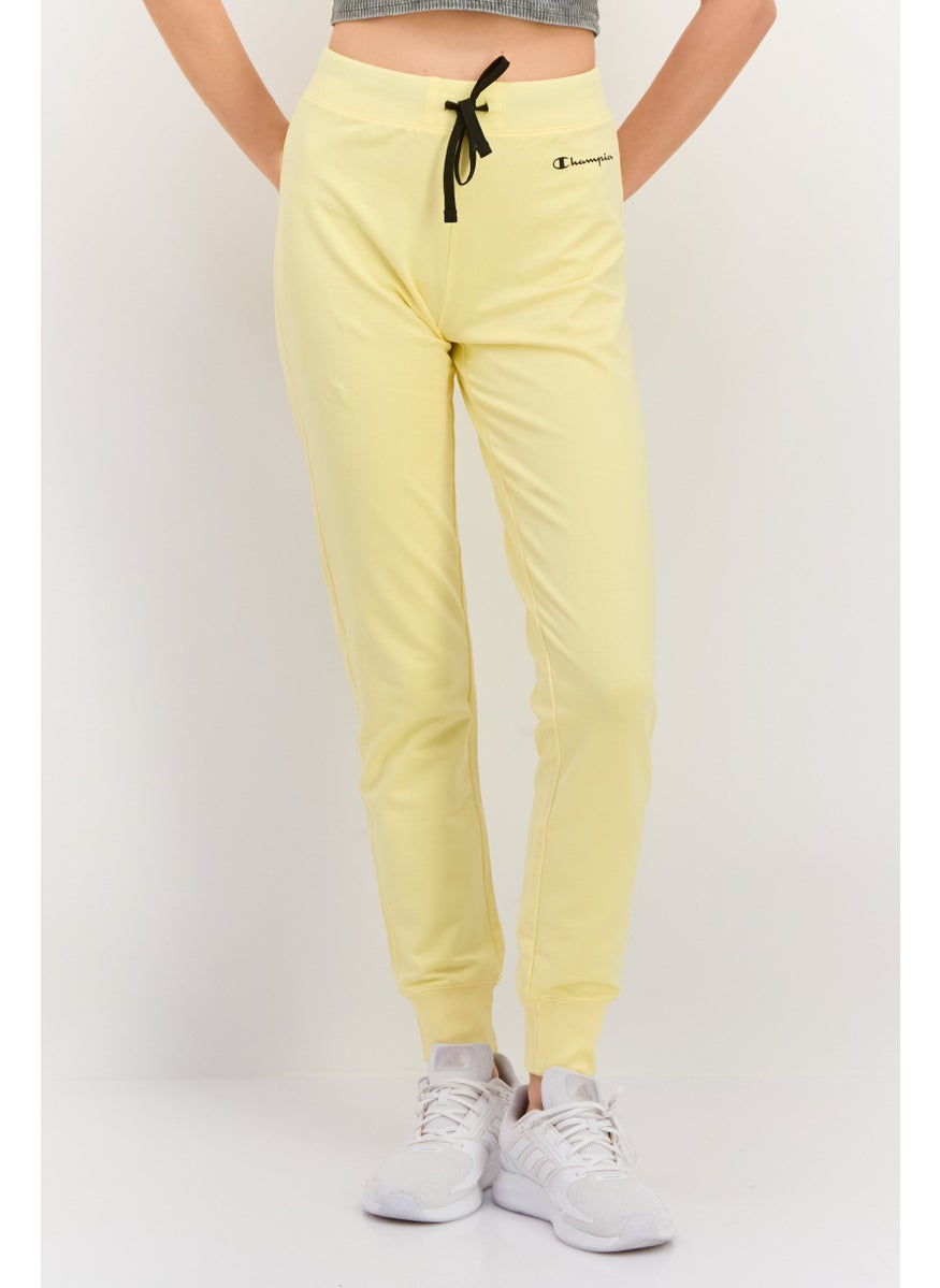 Women Sportswear Fit Training Pants, Yellow