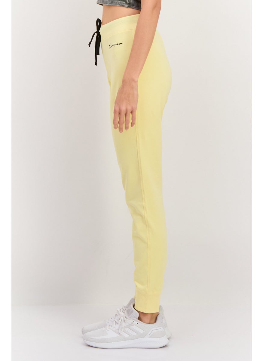 Women Sportswear Fit Training Pants, Yellow