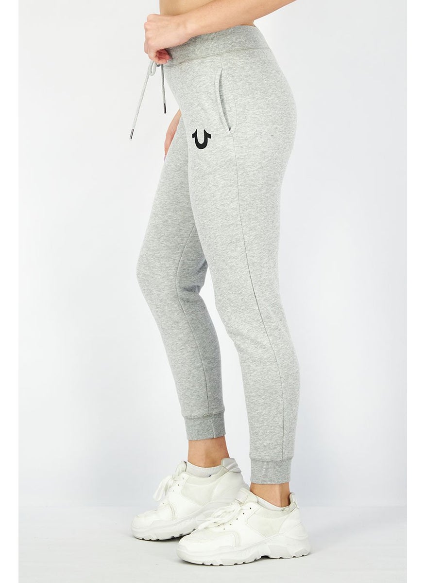 Women Pull,On Drawstring Jogger Pants, Grey