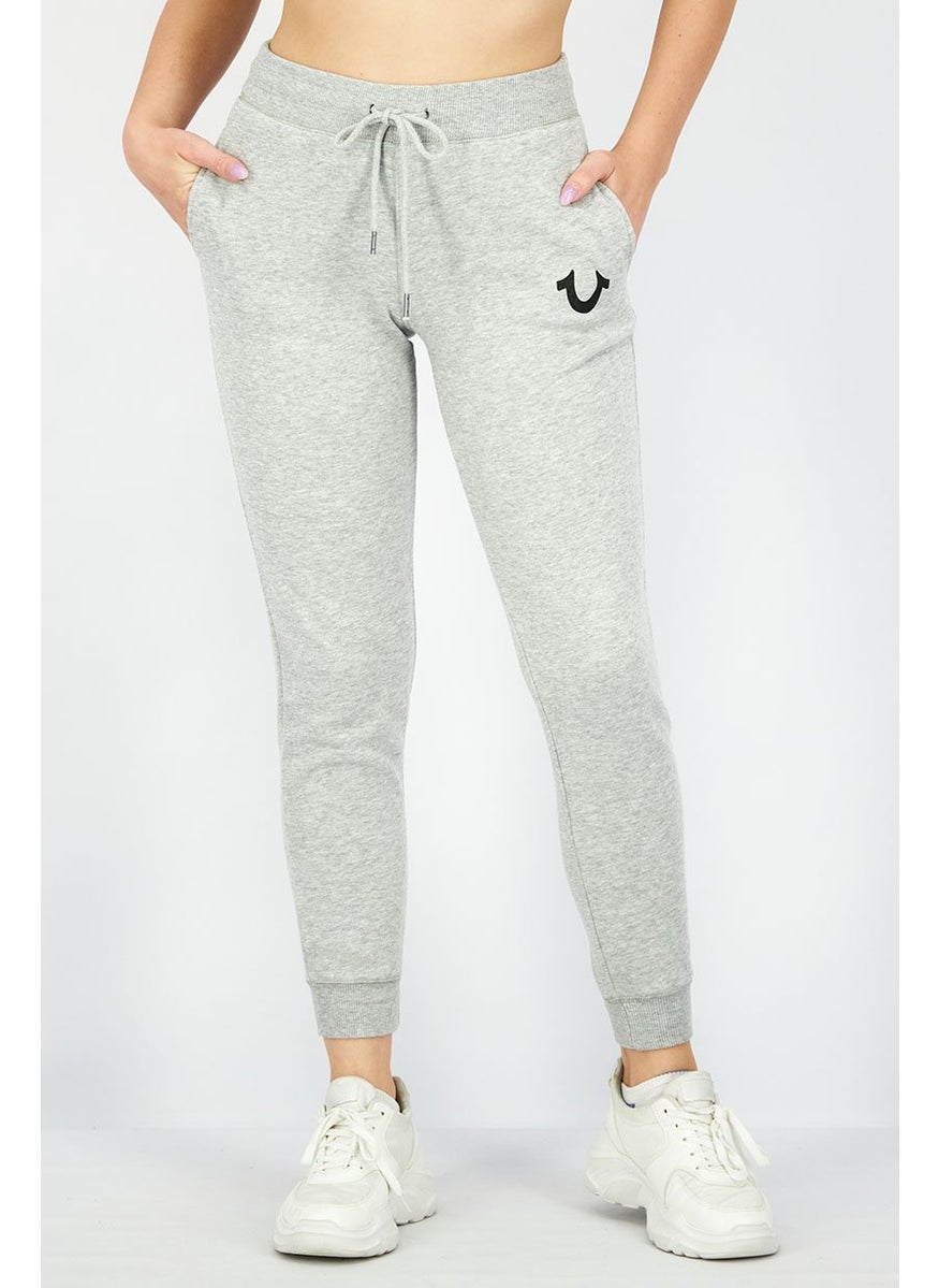 Women Pull,On Drawstring Jogger Pants, Grey