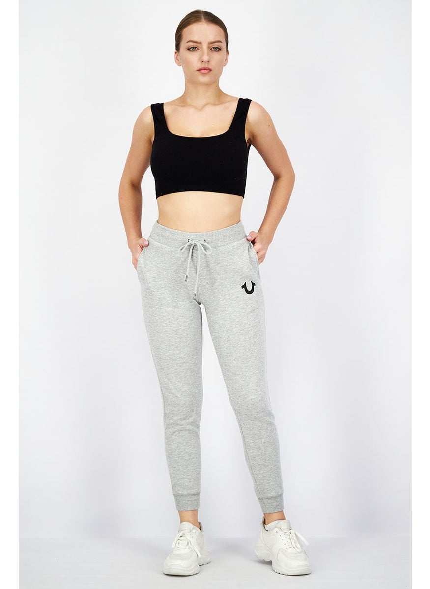 Women Pull,On Drawstring Jogger Pants, Grey