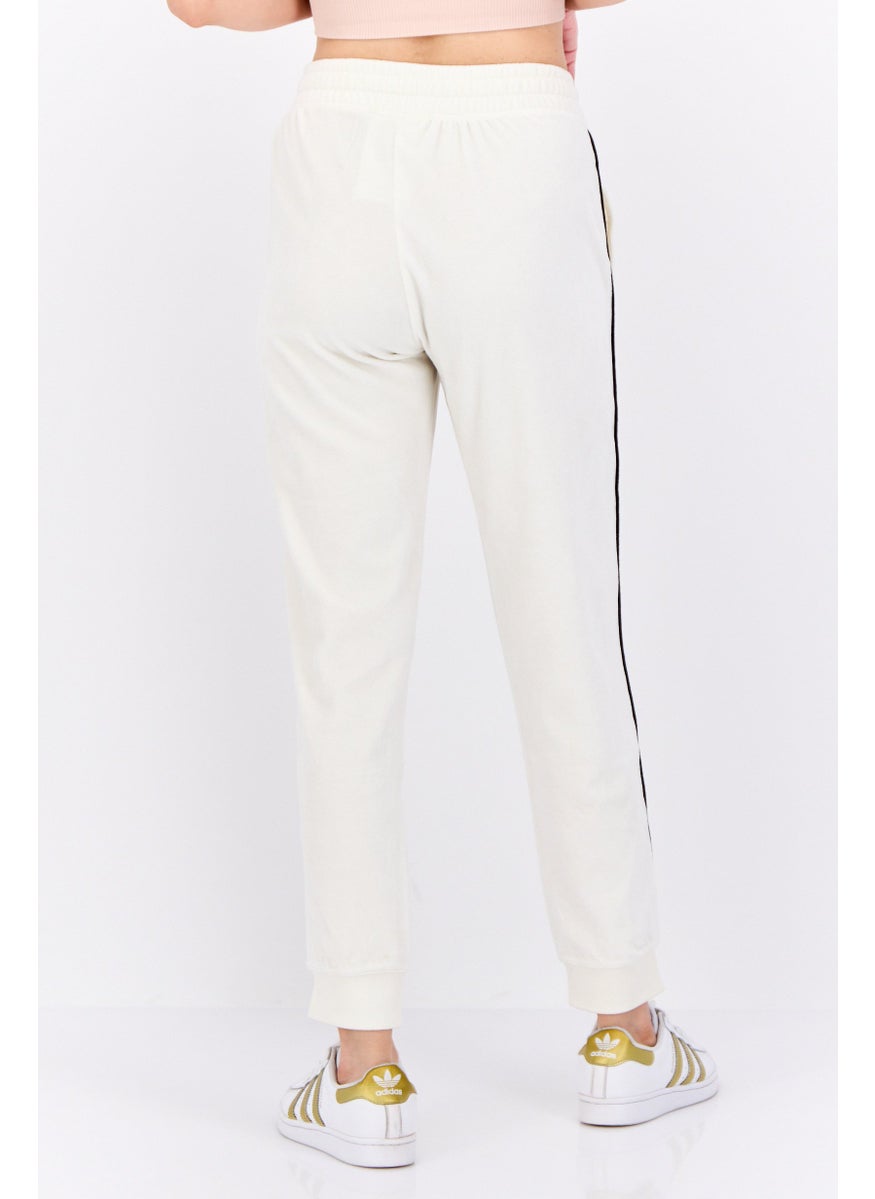Women Sportswear Fit Training Sweatpants, Cream