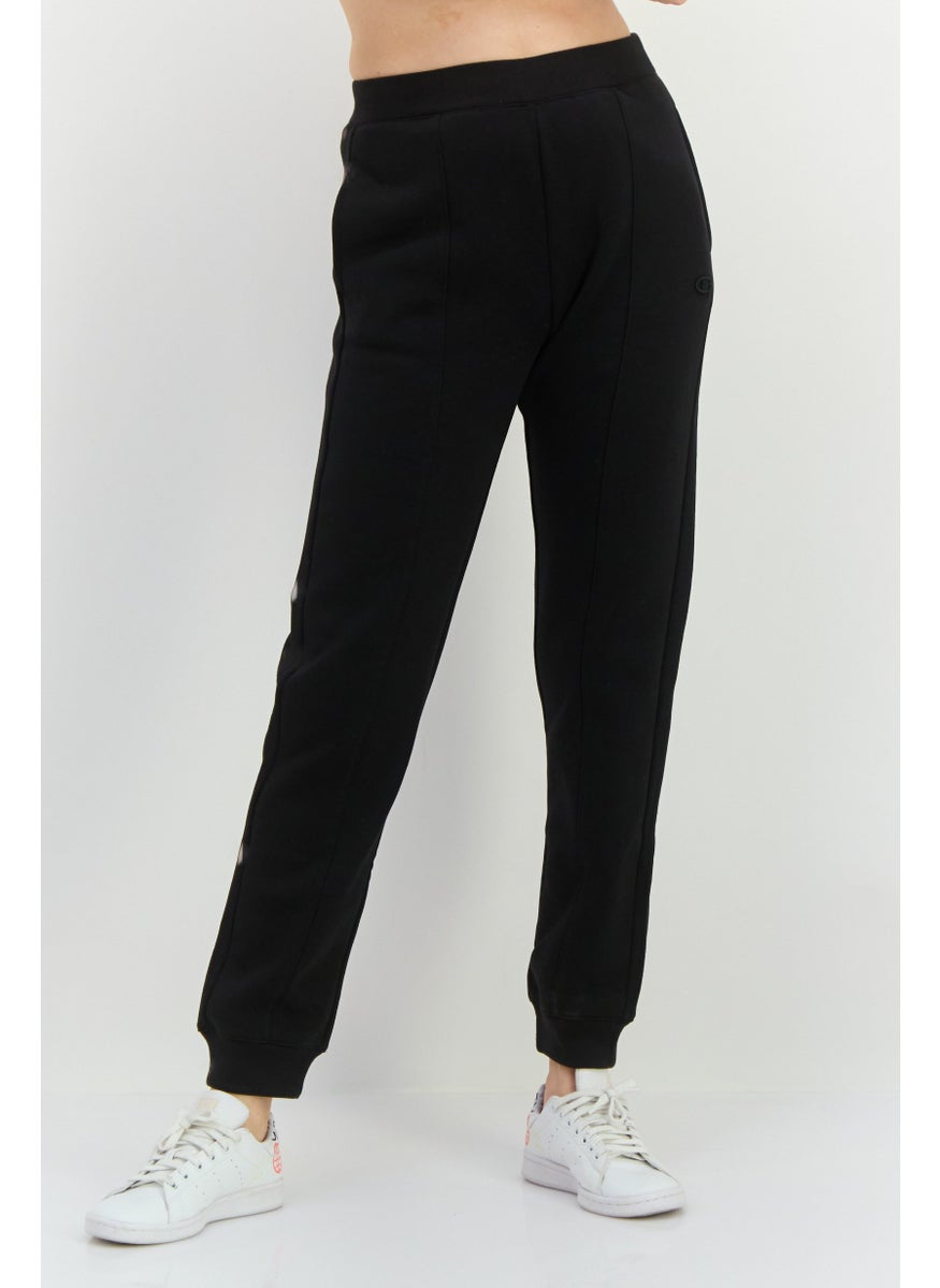 Women Regular Fit Training Sweatpants, Black