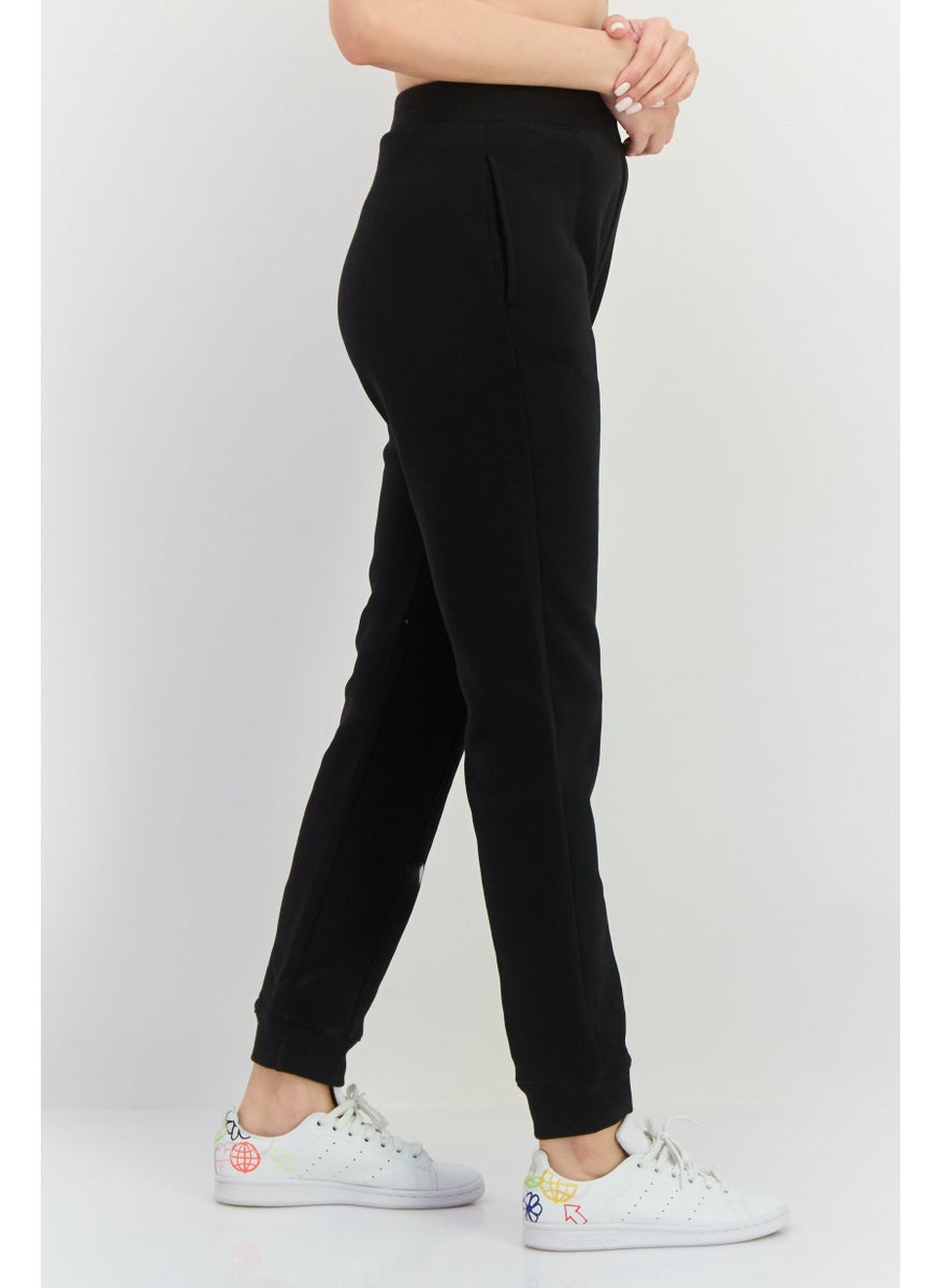 Women Regular Fit Training Sweatpants, Black