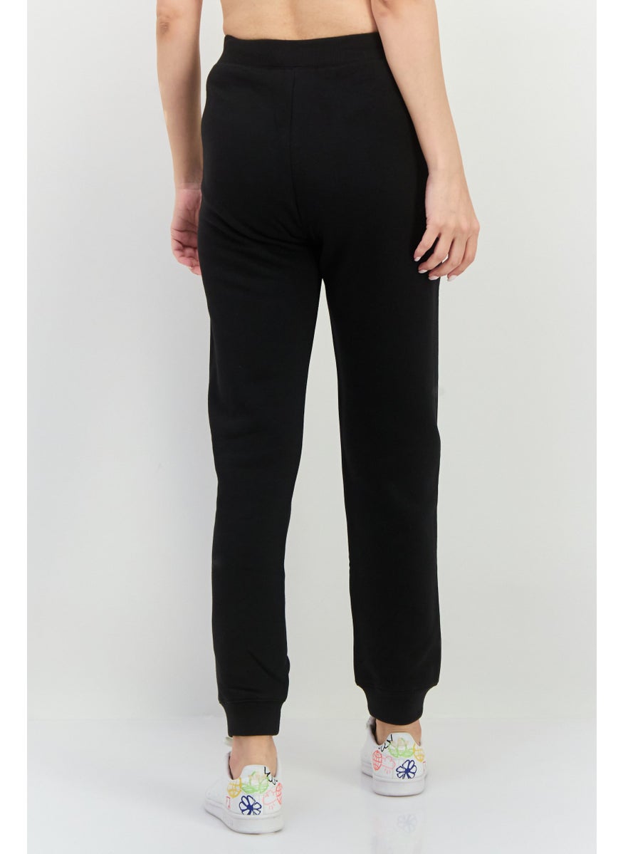 Women Regular Fit Training Sweatpants, Black