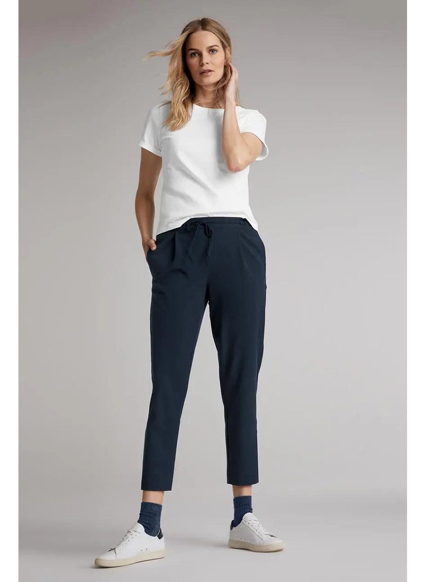 Women Side Pocket Jogger Pants, Navy