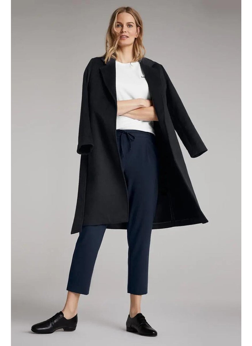 Women Side Pocket Jogger Pants, Navy