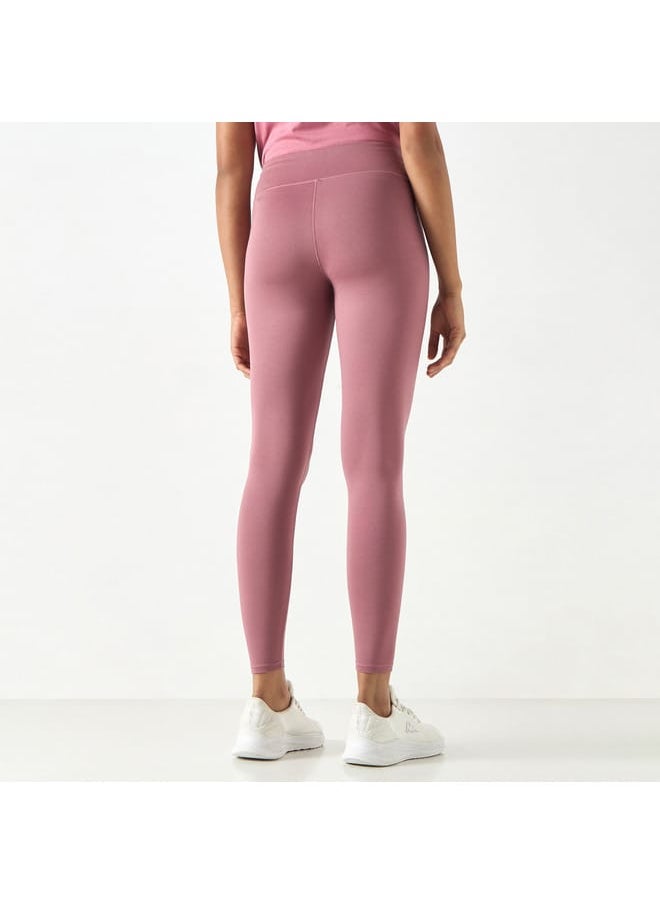 Kappa Logo Print Leggings with Elasticated Waistband