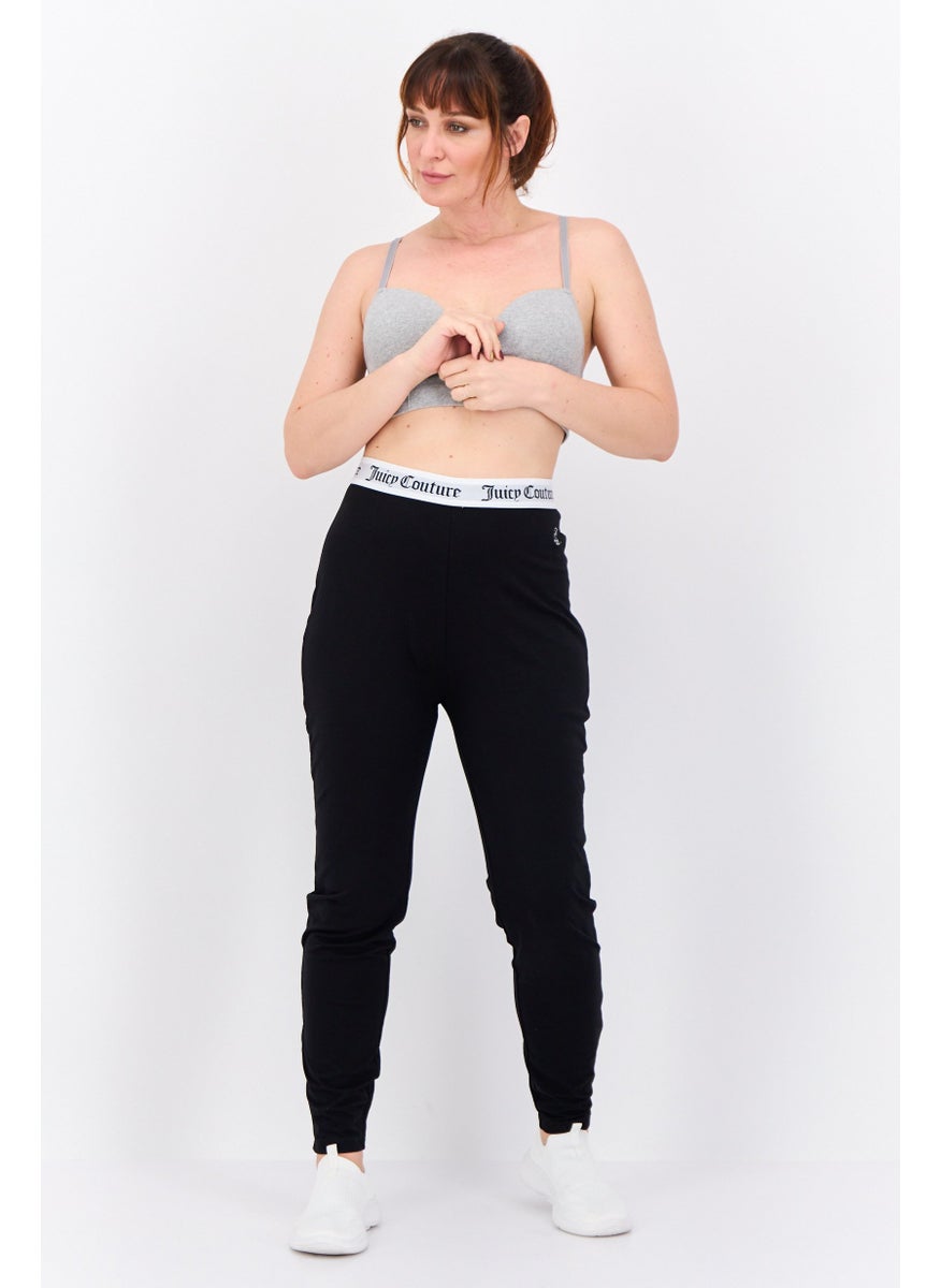 Women Brand Logo Leggings, White