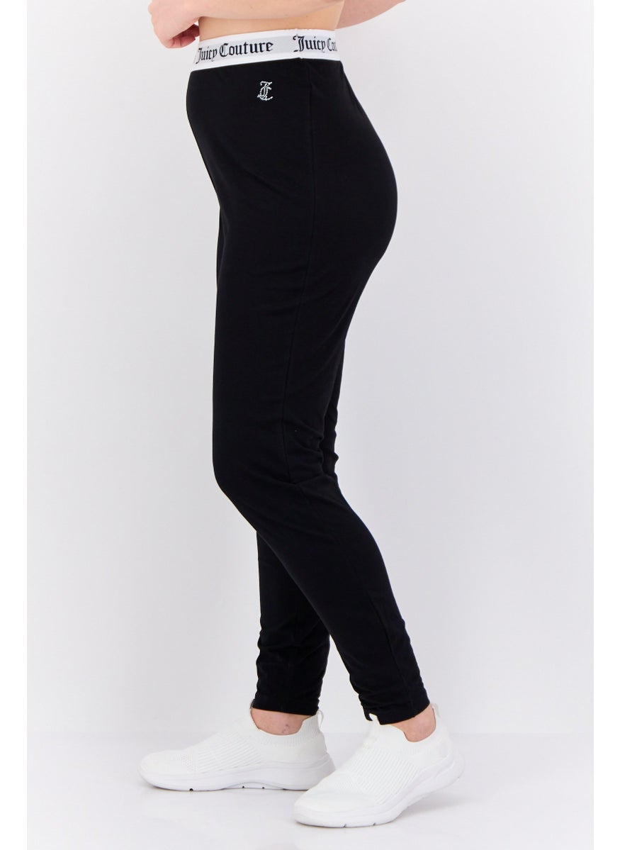 Women Brand Logo Leggings, White