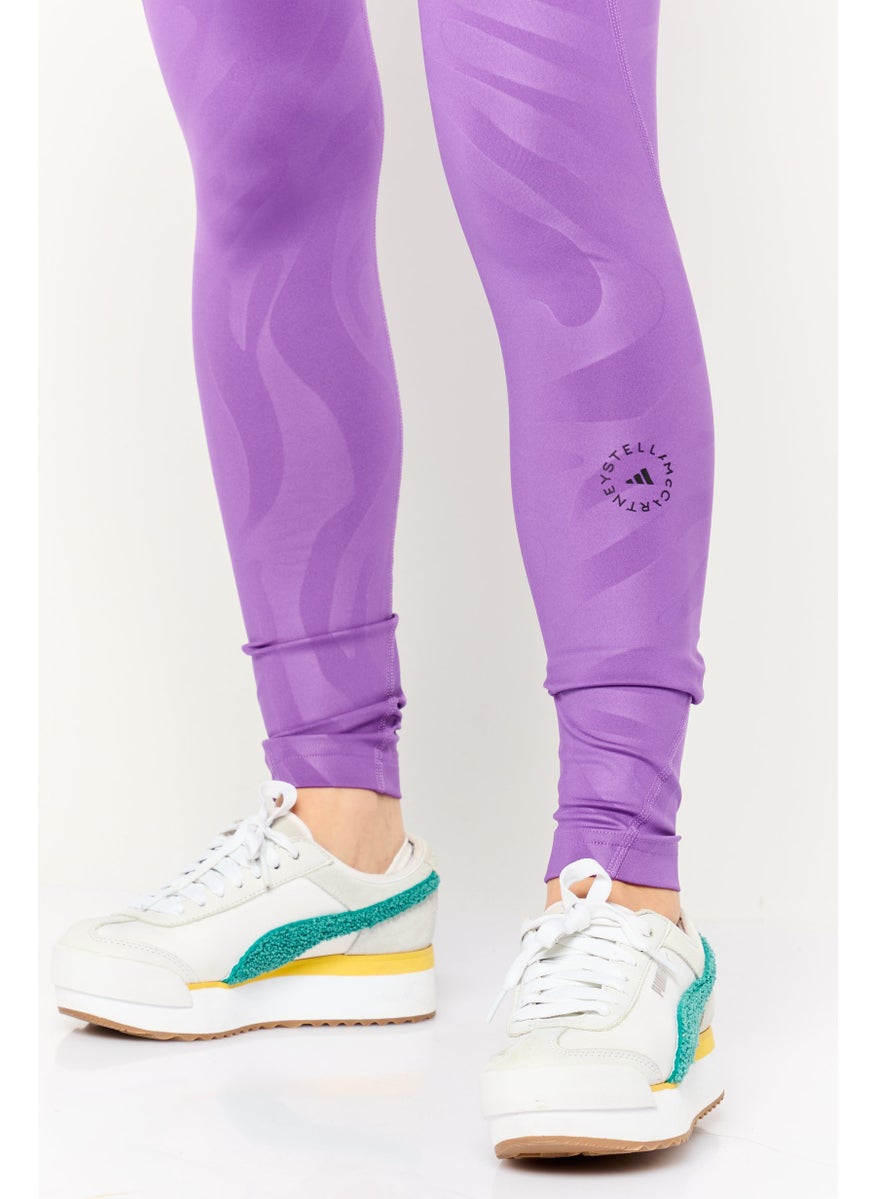 Maternity Sportswear Fit Yoga Tights, Purple